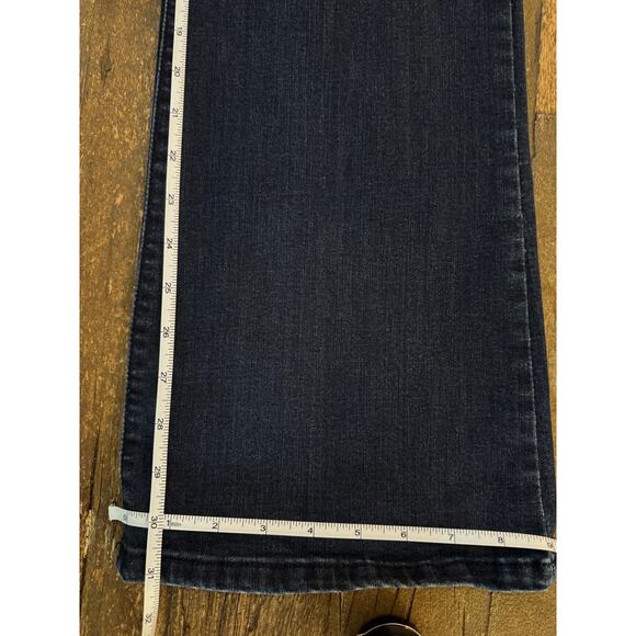 Democracy "Ab"solution Indigo High Rise Itty Bitty Boot Glider Jeans Size 16 - Picture 10 of 11